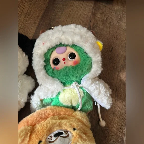 SOLD Baby Three I Am Not A Warrior Plush pendants With Cards - Picture 8 of 8